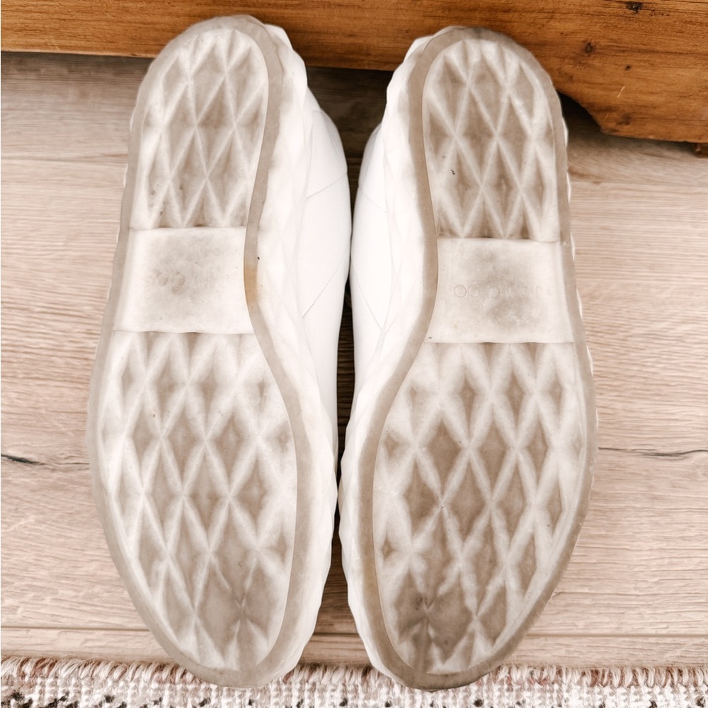 Jimmy Choo Diamond Light/F Leather Low-Top Trainers - Picture 16 of 16